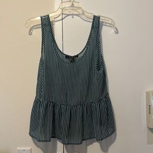Forever 21 flowy stripes top